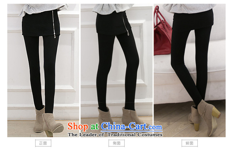 Morning to 2015 autumn and winter new Korean version of large numbers of ladies fashion Sau San video and the lint-free package thin thick not forming the lint-free Cleaning belts Skirt Wear pants zipper black 2XL recommendations 135-150 catty picture, prices, brand platters! The elections are supplied in the national character of distribution, so action, buy now enjoy more preferential! As soon as possible.