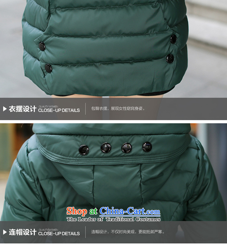 The Friends of the ex-gratia yan 2015 Fall/Winter Collections new cotton coat larger female Korean to intensify downcoat thick sister robe jacket girl with dark green Sau San 6XL picture, prices, brand platters! The elections are supplied in the national character of distribution, so action, buy now enjoy more preferential! As soon as possible.