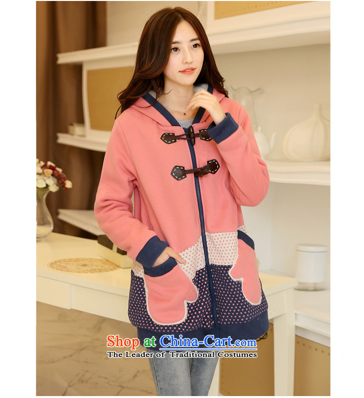 2015 Autumn add Zz&ff indeed intensify 200 catties MM thick cotton coat the lint-free Korean Modern blue XXXL( robe recommendations 175-200 catties) Picture, prices, brand platters! The elections are supplied in the national character of distribution, so action, buy now enjoy more preferential! As soon as possible.