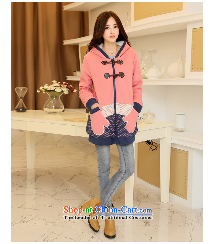 2015 Autumn add Zz&ff indeed intensify 200 catties MM thick cotton coat the lint-free Korean Modern blue XXXL( robe recommendations 175-200 catties) Picture, prices, brand platters! The elections are supplied in the national character of distribution, so action, buy now enjoy more preferential! As soon as possible.