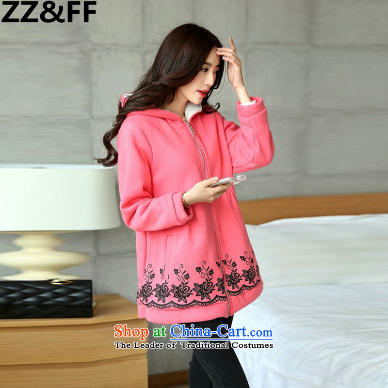 Install the latest Autumn 2015 Zz_ff_ to increase the number of female 200MM thick cotton clothing catty Korean  peachXXXL_ recommendations 175-200 catties_