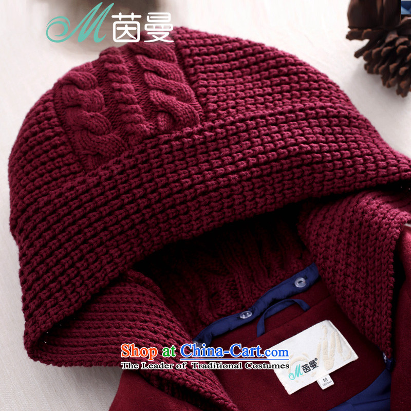 Athena Chu Cayman 2014 winter clothing new minimalist knocked color woolen hats in the stitching long jacket (8443210770)?- Blue M Athena Cayman (INMAN, DIRECTOR) , , , shopping on the Internet
