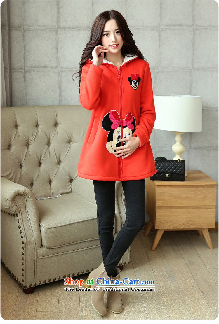 2015 Autumn load new Zz&ff) 200 catties to increase women's code thick MM spring and autumn cotton coat Yi Tangerine Orange XXXL picture, prices, brand platters! The elections are supplied in the national character of distribution, so action, buy now enjoy more preferential! As soon as possible.