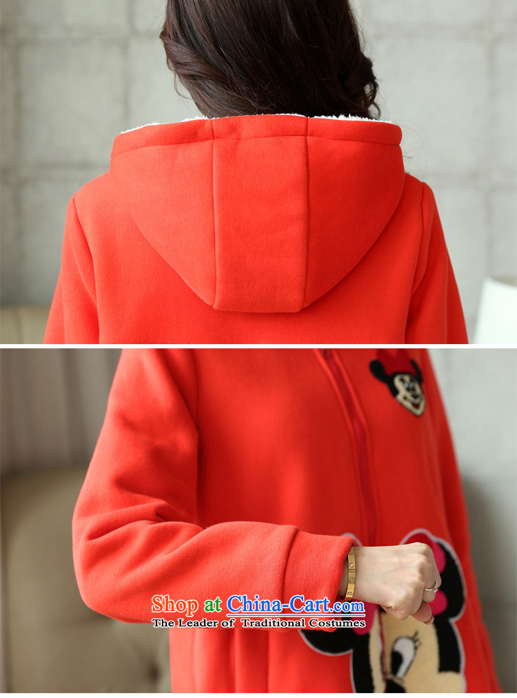 2015 Autumn load new Zz&ff) 200 catties to increase women's code thick MM spring and autumn cotton coat Yi Tangerine Orange XXXL picture, prices, brand platters! The elections are supplied in the national character of distribution, so action, buy now enjoy more preferential! As soon as possible.