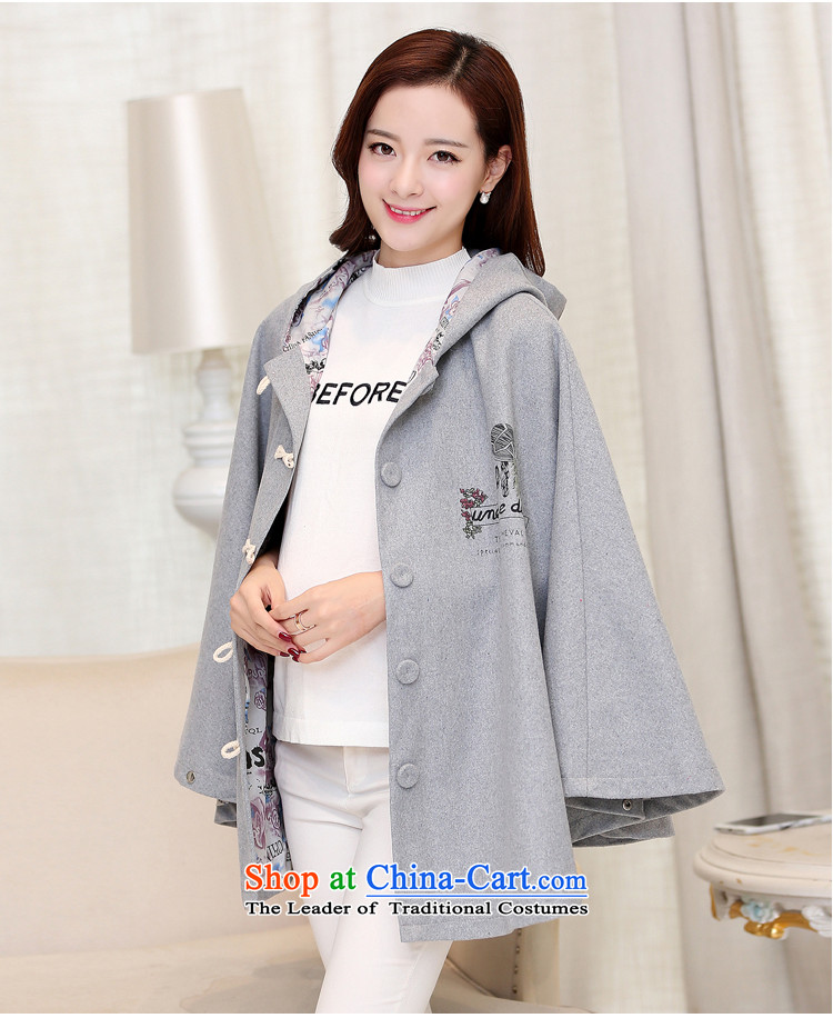 2015 Fall/Winter Collections Zz&ff new to increase women's burden of code 200 MM thick cloak A field jacket Korean relaxd a wool coat khaki XXL( recommendations 150-175 catty) Picture, prices, brand platters! The elections are supplied in the national character of distribution, so action, buy now enjoy more preferential! As soon as possible.