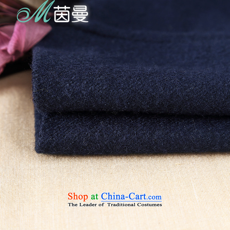 Athena Chu Cayman Net minimalist color drapes dolls collar workers in extracting long jacket (8443211341)?- royal blue , Athena Chu (INMAN, DIRECTOR) , , , shopping on the Internet