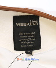 The WEEKEND winter PU side round-neck collar stitching 14022709186 jacket this white 40/L picture, prices, brand platters! The elections are supplied in the national character of distribution, so action, buy now enjoy more preferential! As soon as possible.