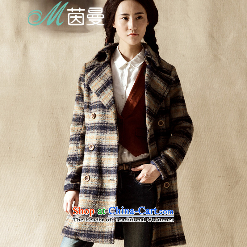 Athena Chu Cayman new minimalist grid in double-long coats_?? _8443210769 coats Pique S-
