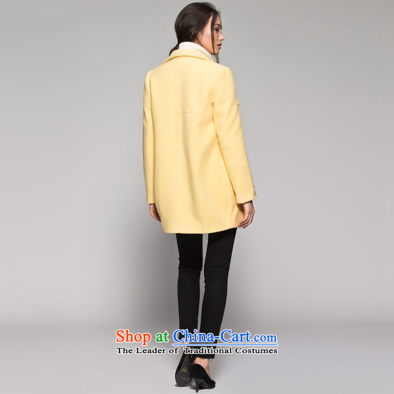 The WEEKEND winter large roll collar jacket 14023418721 gross? yellow 38/M, Eiger etam,,, shopping on the Internet