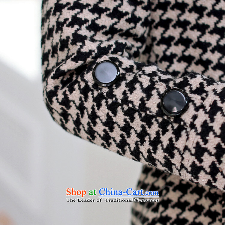 The Korean version of women MIYAMIYA Sau San double-checked in long hair fall and winter coats? female a wool coat checkered picture XXL, prices, brand platters! The elections are supplied in the national character of distribution, so action, buy now enjoy more preferential! As soon as possible.