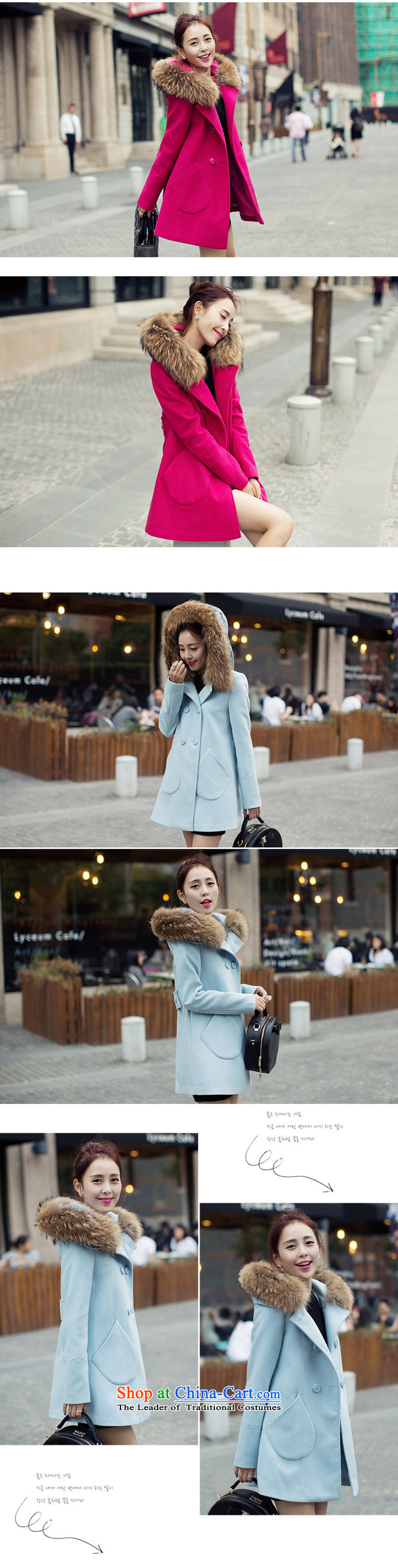There can be new 2014 autumn and winter? in the medium to long term, gross jacket female larger thick double--6658 coats skyblue S picture, prices, brand platters! The elections are supplied in the national character of distribution, so action, buy now enjoy more preferential! As soon as possible.