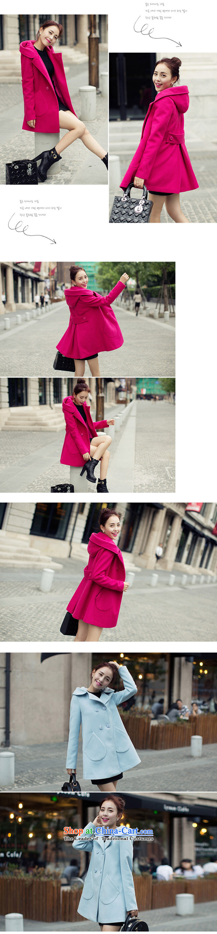 There can be new 2014 autumn and winter? in the medium to long term, gross jacket female larger thick double--6658 coats skyblue S picture, prices, brand platters! The elections are supplied in the national character of distribution, so action, buy now enjoy more preferential! As soon as possible.
