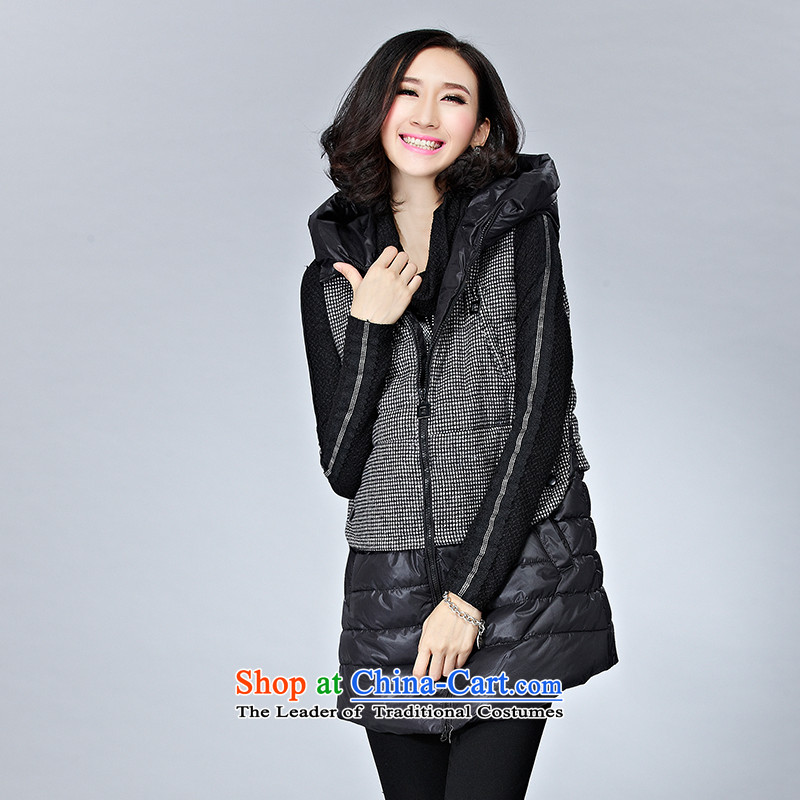 The Eternal Soo-XL female ãþòâ vest 2015 Fall/Winter Collections new thick mm thick, Hin thin sister, Korean leisure warm cotton coat vest jacket black 3XL, eternal Soo , , , shopping on the Internet
