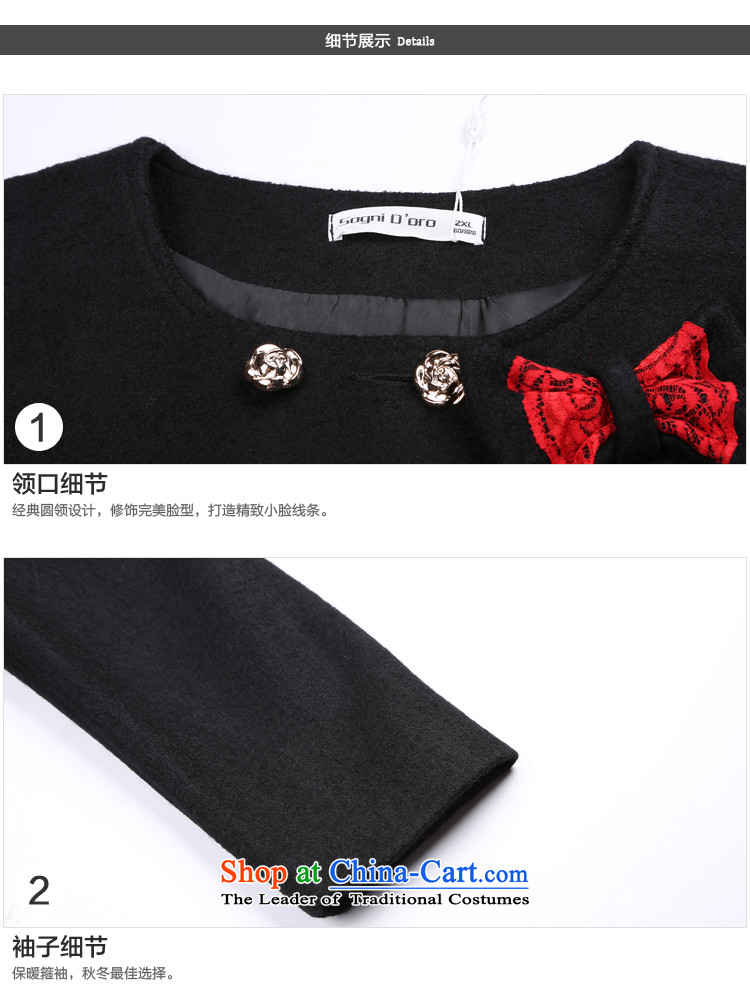 Luo Shani flower code women for winter fat mm to xl graphics thin Korean double-jacket in gross? long red 5XL 6 388 pictures, prices, brand platters! The elections are supplied in the national character of distribution, so action, buy now enjoy more preferential! As soon as possible.