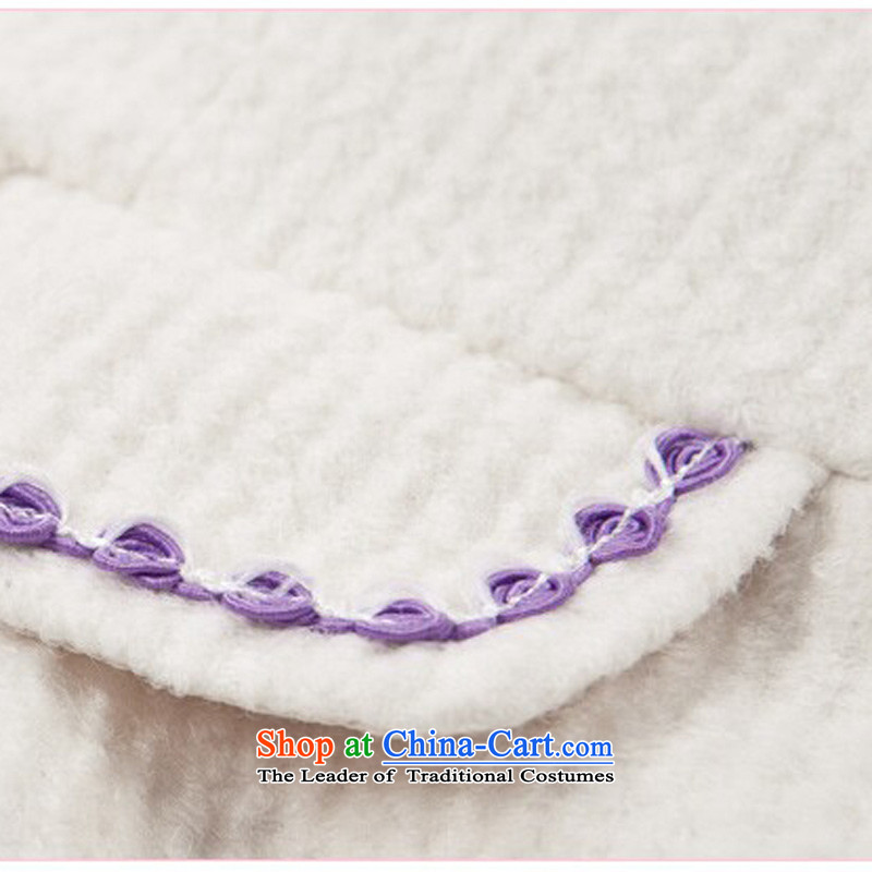 Lok-machi 2015 Winter New Date of sweet female pocket lace coats , Lok-machi C1AA34704 white , , , shopping on the Internet