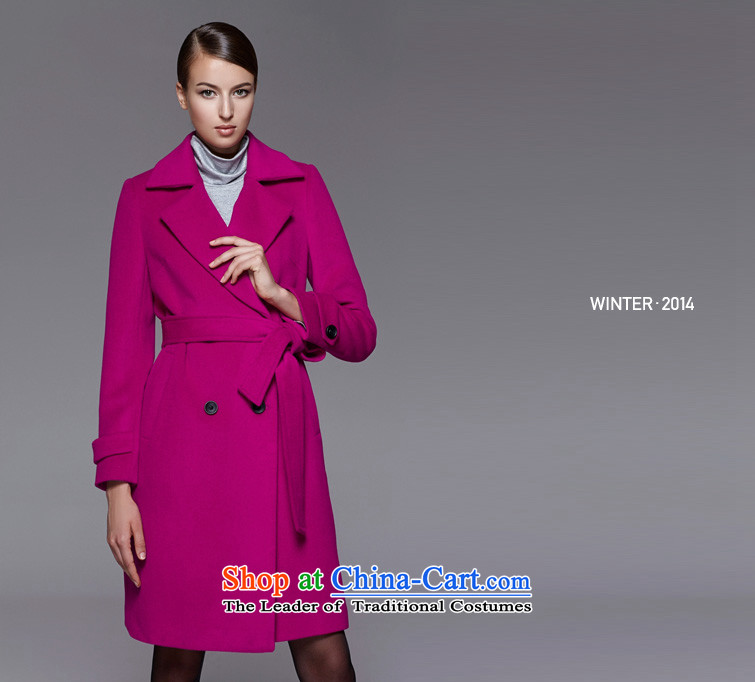Mr NGAN domain 2015 autumn and winter new Product Codes Korean girl in gross? jacket long strap double-a wool coat of red L/40 04W4597 picture, prices, brand platters! The elections are supplied in the national character of distribution, so action, buy now enjoy more preferential! As soon as possible.