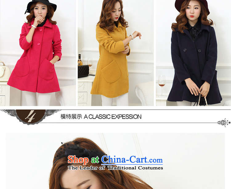 More Micro 2015 Autumn HIV boxed? jacket Korean gross in long lapel a wool coat cloak female video thin in the Red M pictures, prices, brand platters! The elections are supplied in the national character of distribution, so action, buy now enjoy more preferential! As soon as possible.