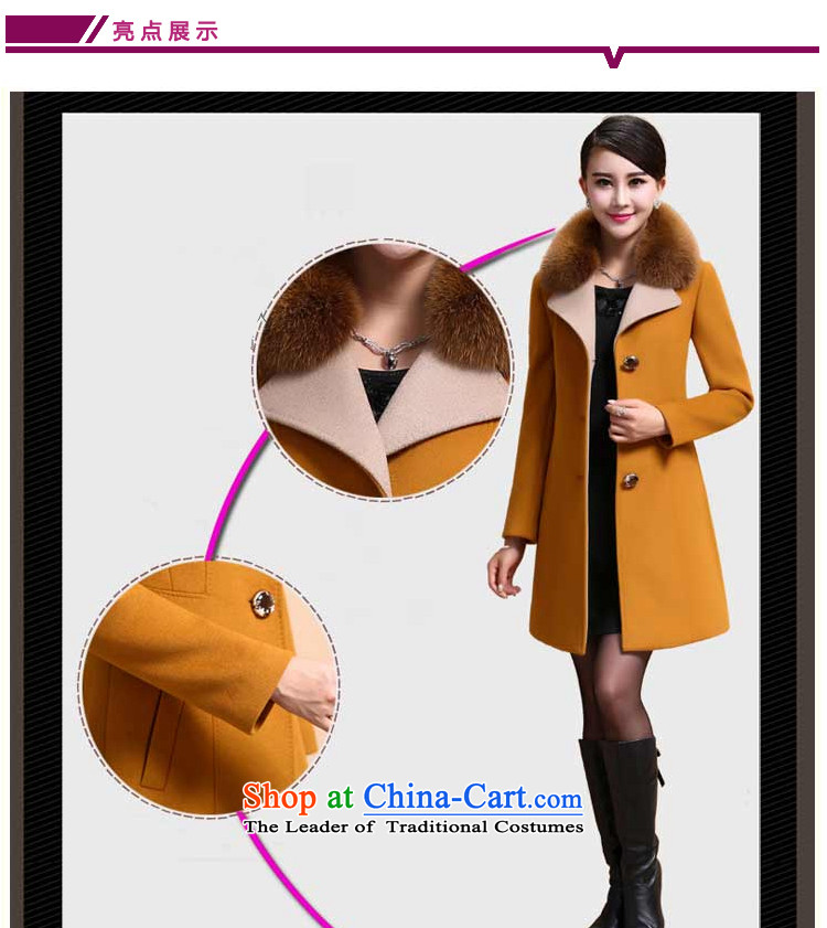 The litany of Workshop 2014 winter clothing in new long hair for female jacket coat gross? X6129 YELLOW XXXL picture, prices, brand platters! The elections are supplied in the national character of distribution, so action, buy now enjoy more preferential! As soon as possible.