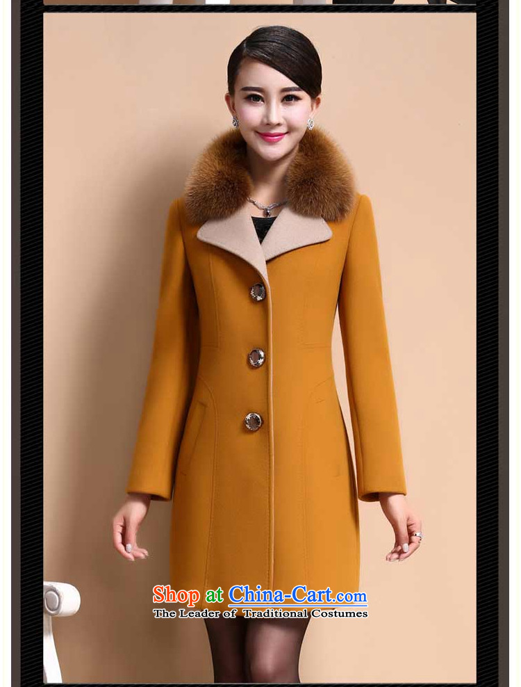 The litany of Workshop 2014 winter clothing in new long hair for female jacket coat gross? X6129 YELLOW XXXL picture, prices, brand platters! The elections are supplied in the national character of distribution, so action, buy now enjoy more preferential! As soon as possible.