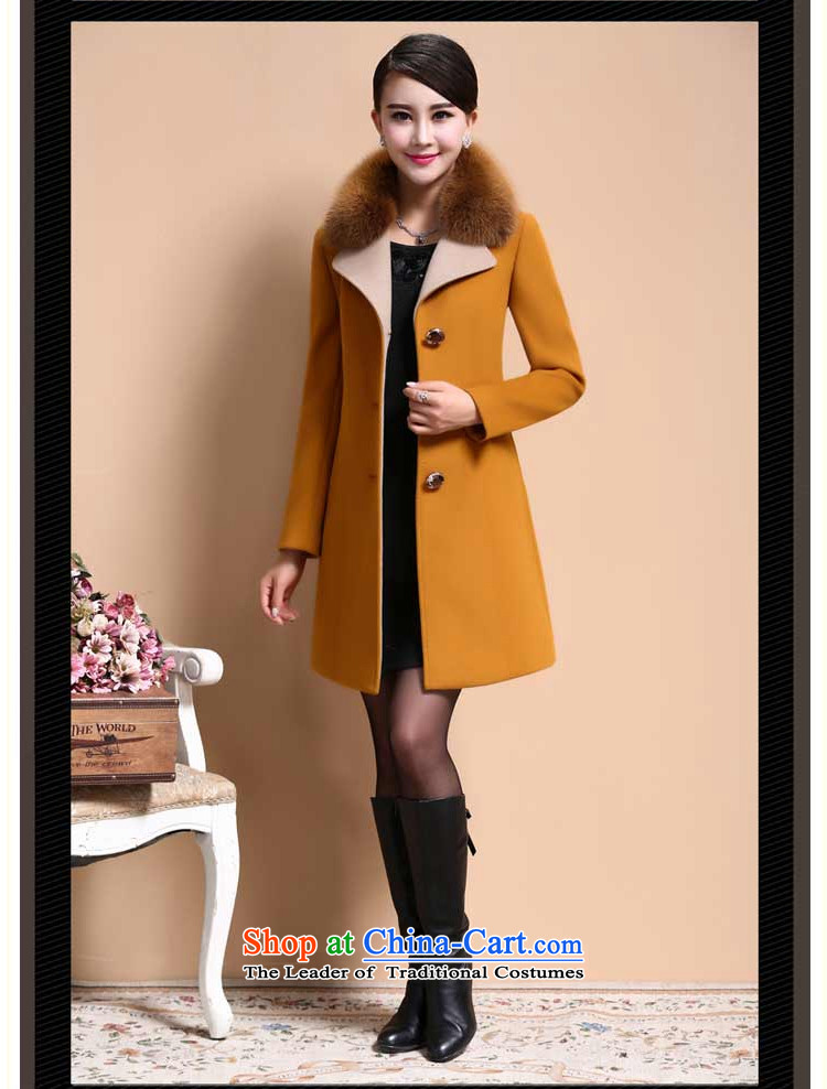 The litany of Workshop 2014 winter clothing in new long hair for female jacket coat gross? X6129 YELLOW XXXL picture, prices, brand platters! The elections are supplied in the national character of distribution, so action, buy now enjoy more preferential! As soon as possible.