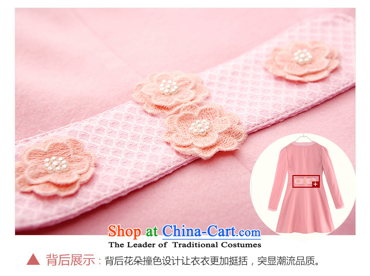 The 2015 autumn and winter new Korean sweet in long long-sleeved sweater thick mm xl female flowers nail pearl sweet Sau San a wool coat pink can reference the chest or advice option customer service pictures, prices, brand platters! The elections are supplied in the national character of distribution, so action, buy now enjoy more preferential! As soon as possible.