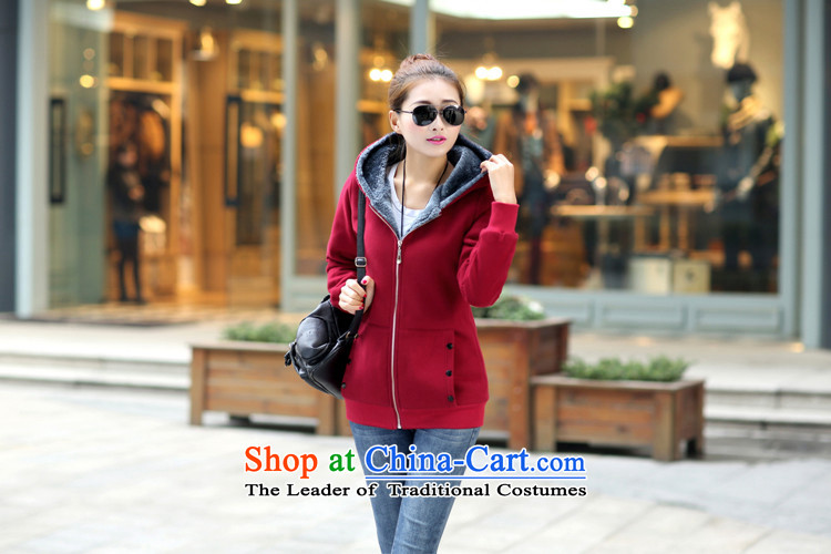  The Korean version of large numbers ZORMO female autumn and winter, thick wool sweater mm thick girls to increase the number of female black 6XL jacket 190-215 catty picture, prices, brand platters! The elections are supplied in the national character of distribution, so action, buy now enjoy more preferential! As soon as possible.