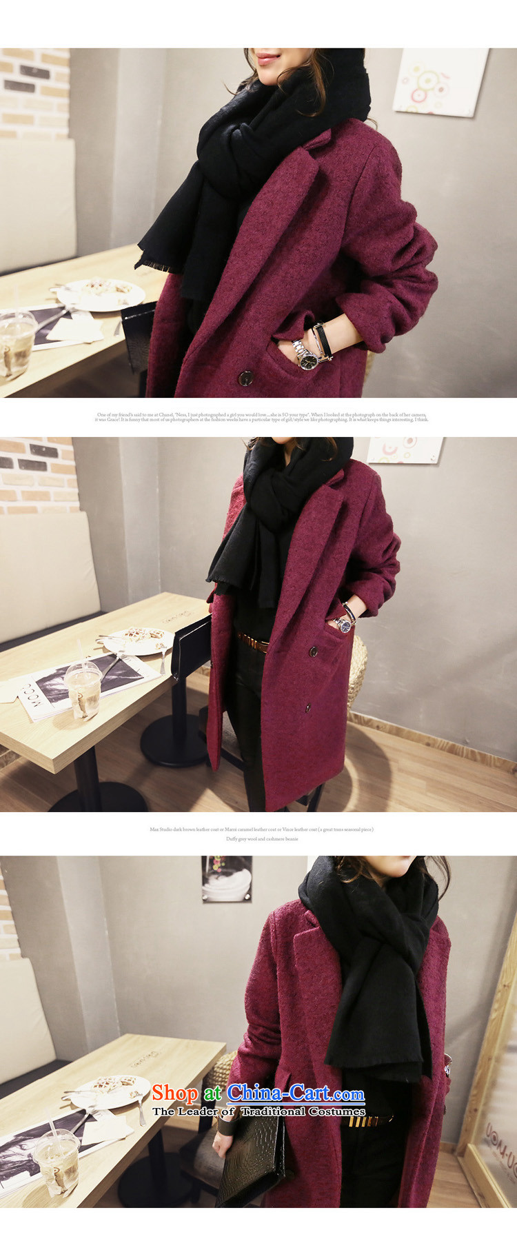 Carleen gross coats female Korean Eduxin Home? 2015 winter clothing new double-thick wool coat suits for about what Korean long coats female picture color S picture, prices, brand platters! The elections are supplied in the national character of distribution, so action, buy now enjoy more preferential! As soon as possible.