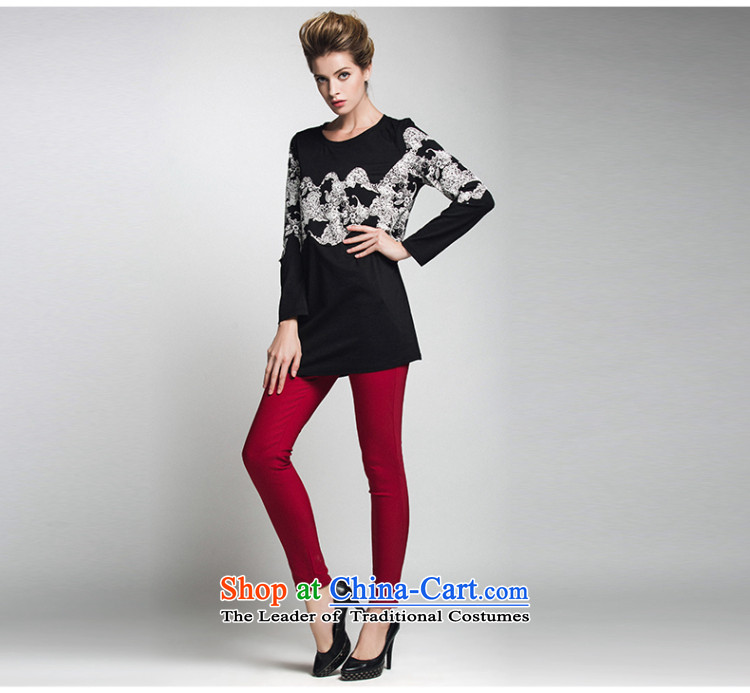 The former Yugoslavia Migdal Code women 2015 winter clothing new stylish retro pattern mm thick and long, sweater 944083068 2XL Photo Black, prices, brand platters! The elections are supplied in the national character of distribution, so action, buy now enjoy more preferential! As soon as possible.