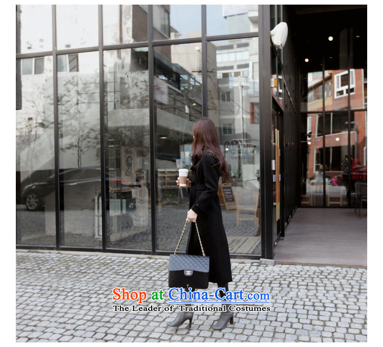 Wool coat women XZOO2015? jackets for winter Korean double-long 8411-2 in Ms. black S picture, prices, brand platters! The elections are supplied in the national character of distribution, so action, buy now enjoy more preferential! As soon as possible.