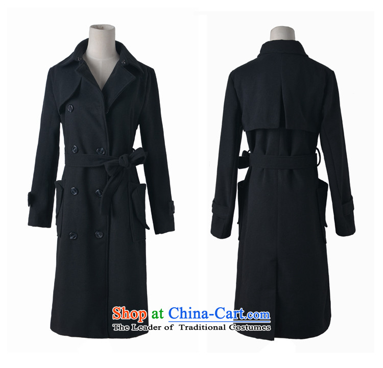 Wool coat women XZOO2015? jackets for winter Korean double-long 8411-2 in Ms. black S picture, prices, brand platters! The elections are supplied in the national character of distribution, so action, buy now enjoy more preferential! As soon as possible.