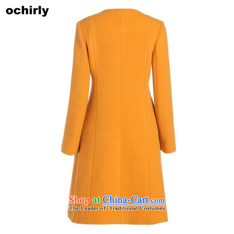 The new Europe, ochirly female foutune petticoats type long, thick wool overcoats 1144341140? bisque M(165/88a), 022 euro when (ochirly) , , , shopping on the Internet