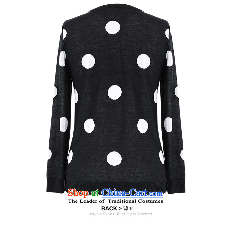 Large msshe women 2015 winter new long-sleeved round-neck collar woolen pullover 2336 Black Spots 3XL picture, prices, brand platters! The elections are supplied in the national character of distribution, so action, buy now enjoy more preferential! As soon as possible.