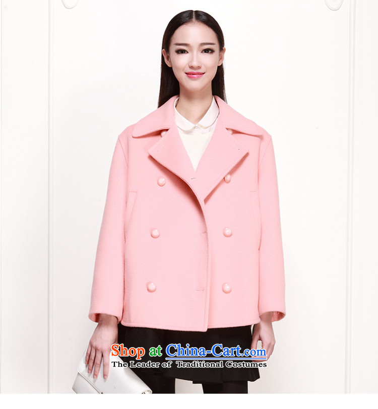 El Boothroyd autumn and winter 2015 new women's double-thick wool a short of the amount? jacket female pink L picture, prices, brand platters! The elections are supplied in the national character of distribution, so action, buy now enjoy more preferential! As soon as possible.