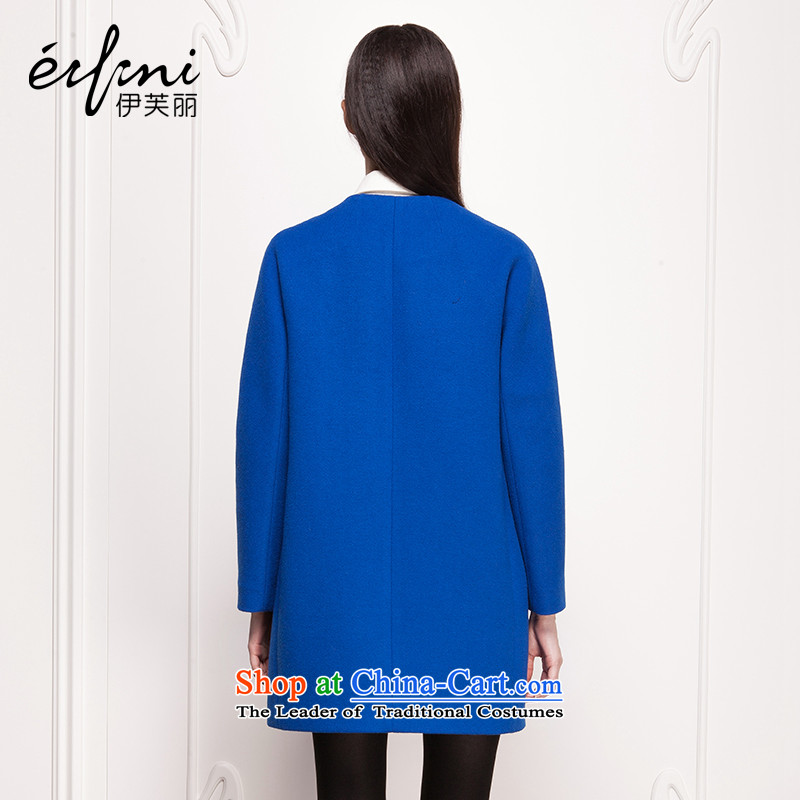 El Boothroyd 2015 winter clothing in the new liberal long a wool coat jacket 6480927348 gross? royal blue , L, Evelyn eifini lai () , , , shopping on the Internet