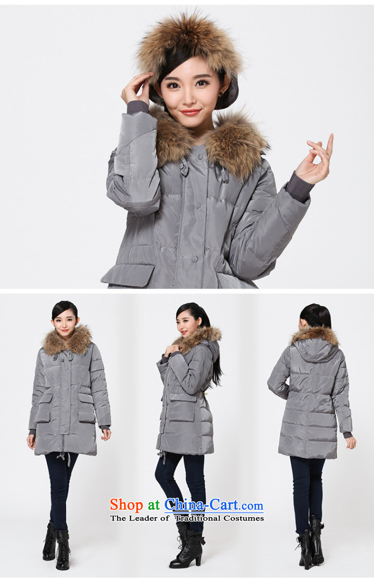 The representative of the water for larger women 2014 winter thick large nuclear-collar down in gross long women S14DO4193 Gray L picture, prices, brand platters! The elections are supplied in the national character of distribution, so action, buy now enjoy more preferential! As soon as possible.