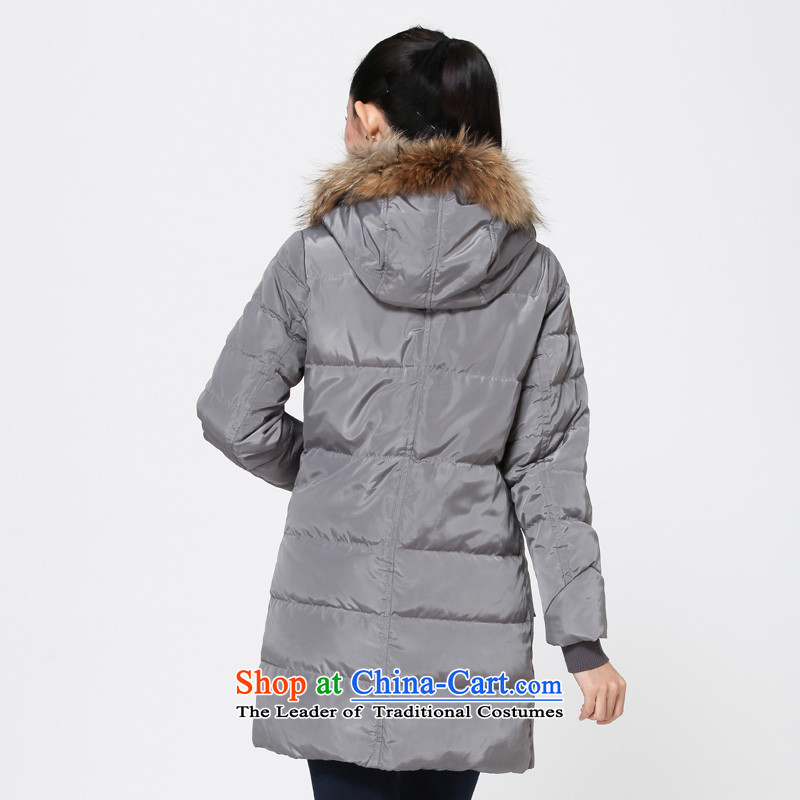 The representative of the water for larger women 2014 winter thick large nuclear-collar down in gross long women of water, L, gray S14DO4193 (SHUIMIAO) , , , shopping on the Internet