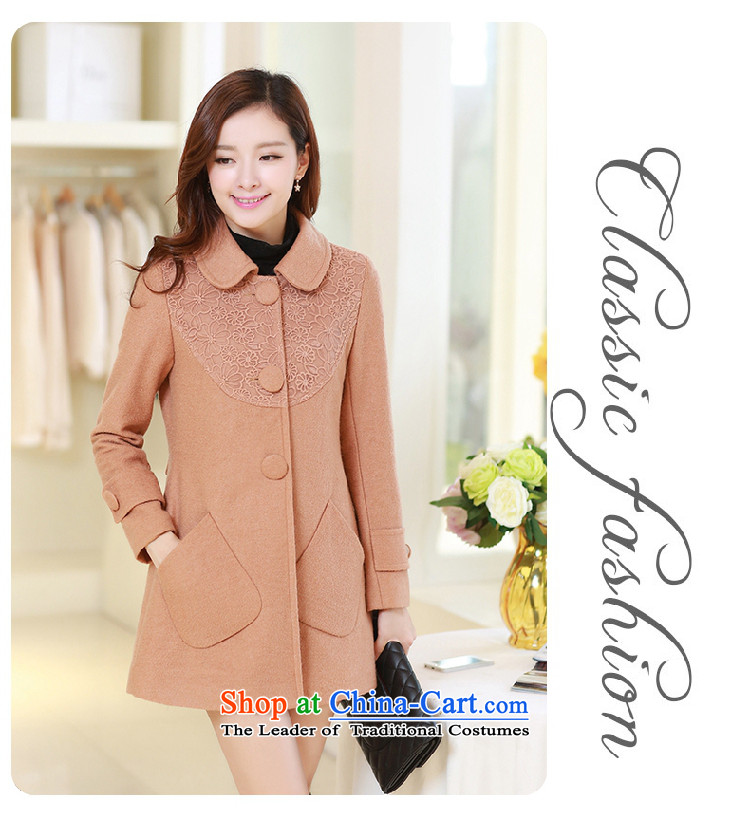 The original days Sang-mi 2014 Winter Korean fashion in pure color long loose)? sub-jacket CD81A0LT03 female light yellow velvet treated polyester L picture, prices, brand platters! The elections are supplied in the national character of distribution, so action, buy now enjoy more preferential! As soon as possible.