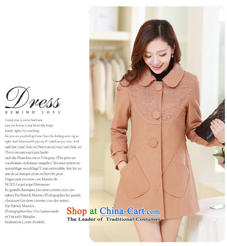 The original days Sang-mi 2014 Winter Korean fashion in pure color long loose)? sub-jacket CD81A0LT03 female light yellow velvet treated polyester L picture, prices, brand platters! The elections are supplied in the national character of distribution, so action, buy now enjoy more preferential! As soon as possible.