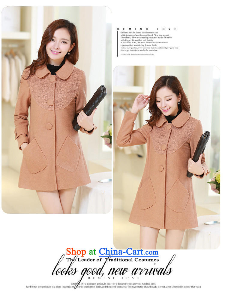 The original days Sang-mi 2014 Winter Korean fashion in pure color long loose)? sub-jacket CD81A0LT03 female light yellow velvet treated polyester L picture, prices, brand platters! The elections are supplied in the national character of distribution, so action, buy now enjoy more preferential! As soon as possible.