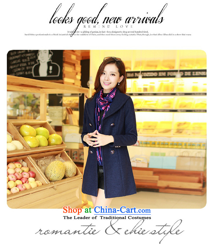 The original days Sang-mi 2014 Winter Korean fashion Sau San pure color, double-a jacket female CD81A0LT05 bodhi green L picture, prices, brand platters! The elections are supplied in the national character of distribution, so action, buy now enjoy more preferential! As soon as possible.