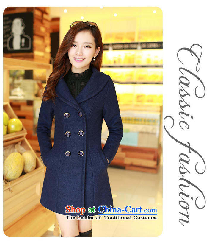 The original days Sang-mi 2014 Winter Korean fashion Sau San pure color, double-a jacket female CD81A0LT05 bodhi green L picture, prices, brand platters! The elections are supplied in the national character of distribution, so action, buy now enjoy more preferential! As soon as possible.