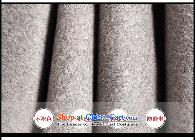 Also flower of autumn and winter 2015 Ms. new two-sided woolen coat girl in long large middle-aged female jacket? gross temperament Smoke Gray Release M of the transition to large proposed a small number of pictures, prices, brand platters! The elections are supplied in the national character of distribution, so action, buy now enjoy more preferential! As soon as possible.