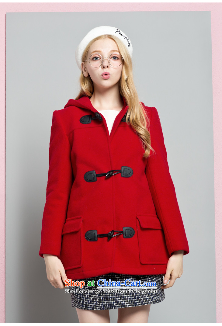 Lok-machi 2015 winter clothing new date of women detained coats CWAA44527 horns RED M picture, prices, brand platters! The elections are supplied in the national character of distribution, so action, buy now enjoy more preferential! As soon as possible.