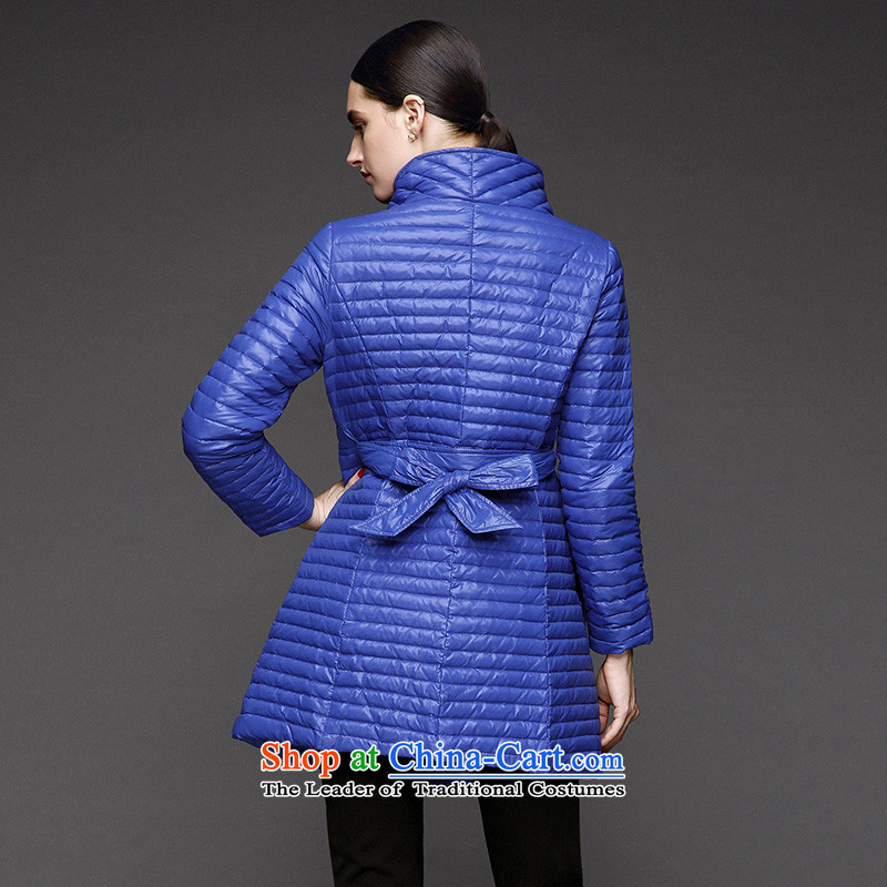 The former Yugoslavia Mak large high-end women 2015 winter new stylish mm thick monochrome ramp down jacket 843122011 zipper 5XL, Blue Small Mak , , , shopping on the Internet