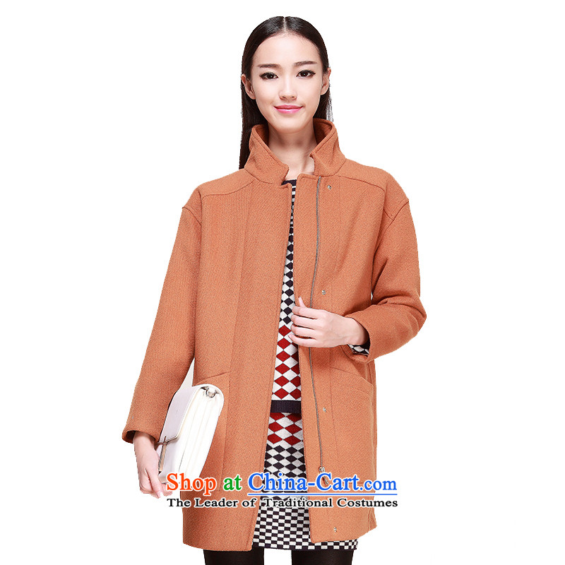 Of the 2015 autumn and winter, the new Korean fleece long collar jacket coat 6480947917 gross? caramel S, Evelyn Lai (eifini) , , , shopping on the Internet