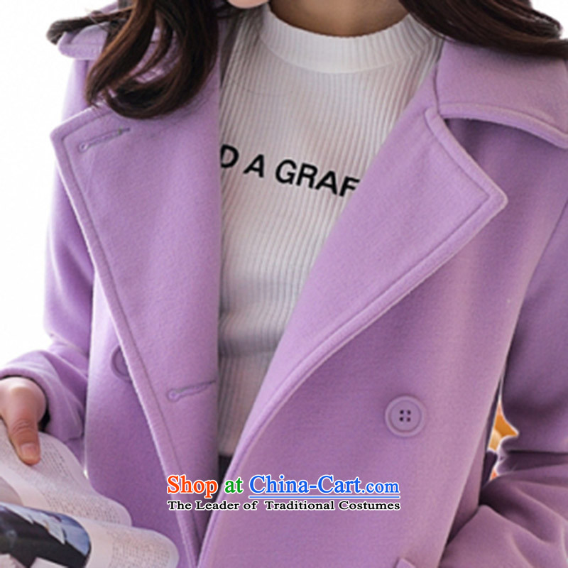 Isabel Florence duplex gross? version won thin, long-Sau San lapel a wool coat wind jacket in RED M, Isabelle Florence (ishamufey) , , , shopping on the Internet
