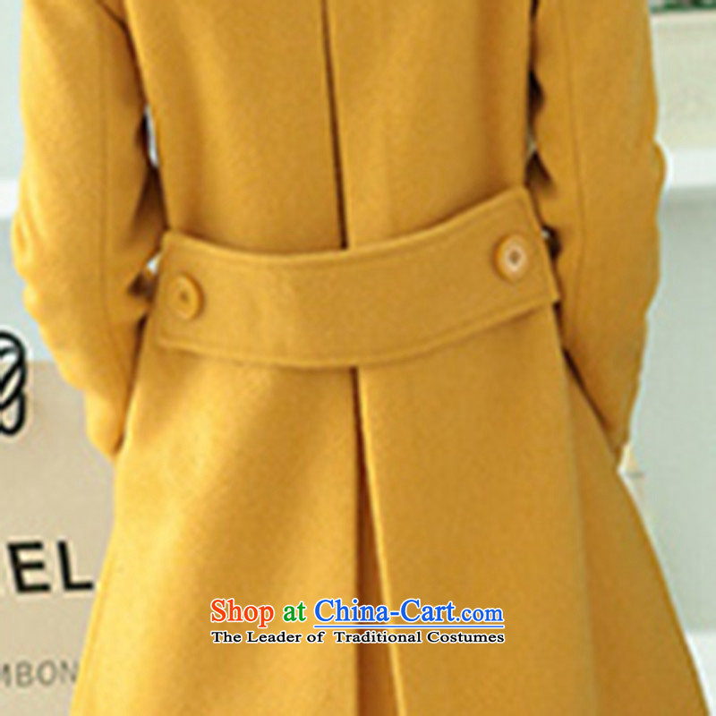 Isabel Florence duplex gross? version won thin, long-Sau San lapel a wool coat wind jacket in RED M, Isabelle Florence (ishamufey) , , , shopping on the Internet
