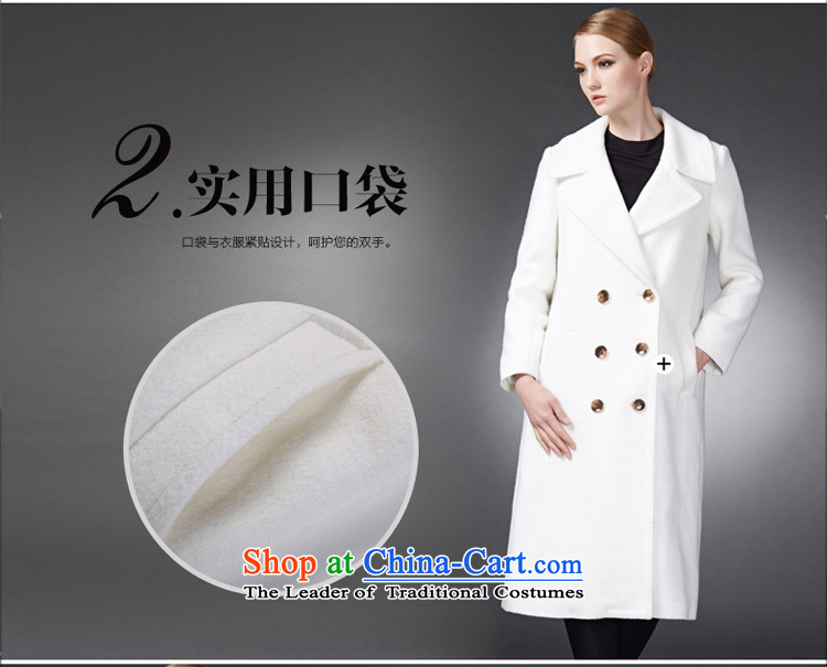 Marguerite Hsichih maxchic 2015 autumn and winter, Europe and neat and poised. Double-suit for long coats Female 14002 White M picture, prices, brand platters! The elections are supplied in the national character of distribution, so action, buy now enjoy more preferential! As soon as possible.