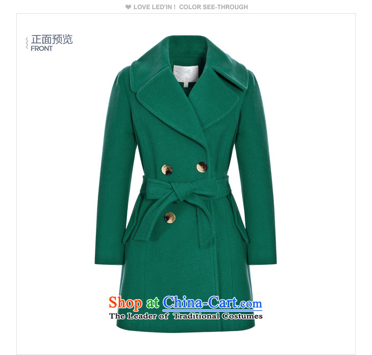 Lok-machi 2015 winter clothing new date of women's temperament, double-jacket CWAA44517 GREEN M picture, prices, brand platters! The elections are supplied in the national character of distribution, so action, buy now enjoy more preferential! As soon as possible.
