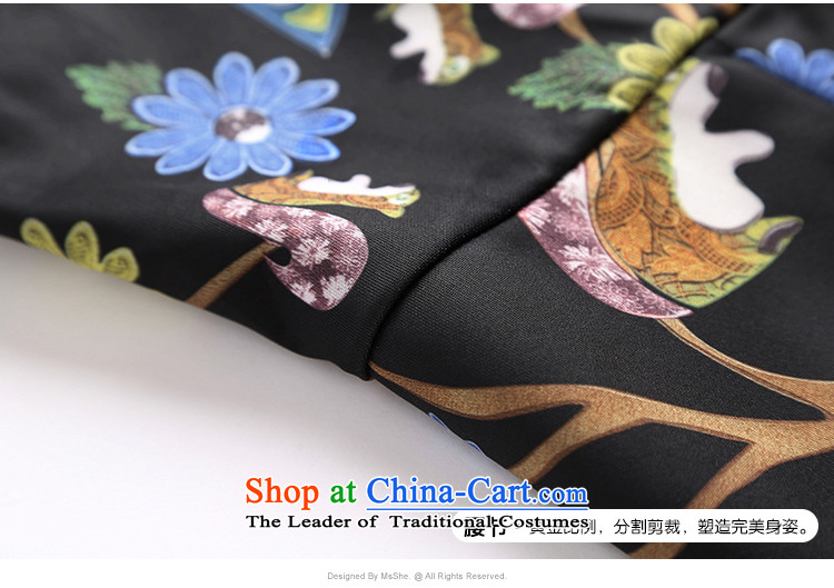Msshe xl women 2015 Autumn new round-neck collar stamp Sau San video thin temperament vest skirt 2,387 carats black pictures, prices, 3XL brand platters! The elections are supplied in the national character of distribution, so action, buy now enjoy more preferential! As soon as possible.